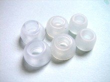 Clear Replacement Soft Silicone Earbuds for Sony, Creative Earphones