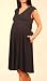 short sleeve empire waist maternity dress