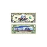 Novelty & Fake Money Motorcycle Million Dollar Bills (pack Of 100) Pack of 100 pcs