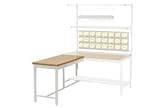 36" X 24" Plastic Top Bench Return
