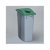 Rubbermaid(R) Slim Jim(R) Bottle & Can Recycling Top, Green