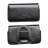 XiRRiX Horizontal Quertasche Exklusiv mit G�rtelschlaufe + Lasche und Magnetver, Gr�sse: L, Innenabmessung: 123 x 62 x 13 mm (L x B x T) f�r HTC 7 Trophy, HD2, Desire HD, Motorola Milestone 2, Nokia C7-00, E55, Samsung S8500, Sony Ericsson Aspen etc.von "Unbekannt"
