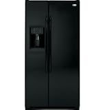 Review GE  / GE Profile PSCF5TGXBB 24.6 cu. ft. Counter-Depth Side-by-Side Refrigerator with 3 Glass Shelves, Clear Gallon Door Storage, ExpressChill Crisper, Tri-Level Lighting and External Ice/Water Dispenser: Black