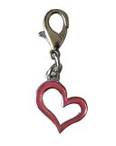 Bombay Duck Red Heart Charm