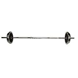 MARCY 32.5KG CHROME WEIGHT SET WITH 5FT SPINLOCK BAR