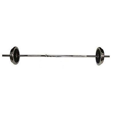 MARCY 32.5KG CHROME WEIGHT SET WITH 5FT SPINLOCK BAR