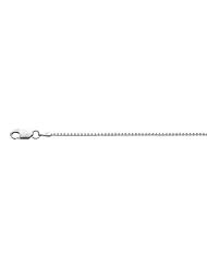 Sterling Silver Rhodium Plated Box Chain (1.3mm)