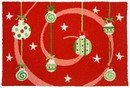 Jellybean Uptown Christmas Ornaments Indoor Outdoor Accent Rug