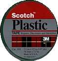 Plastic Tape, Green 1 1/2 x 125