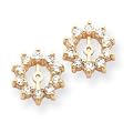 14k Diamond Earrings jacket