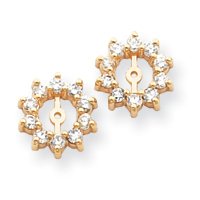 14k Diamond Earrings jacket