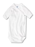 Sanetta 302200 Unisex - Baby Babykleidung/Unterwäsche/Bodys, Gr. 44 Weiß