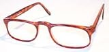 Brown Tortoise Half Frame-Spring Hinge, 3.50 Strength, by American Reading Glasses