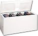 Frigidaire GLFC2528FW 24.9 Cu. Ft. Manual Defrost Chest Freezer with Lock with Pop-Out Key, and Temperature Alarm System