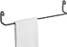 Towel Bars Black Wrought Iron, 18 long projects 3 1/4