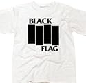 BLACK FLAG - Logo - White T-shirt