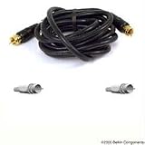 Belkin 12ft Rg59 Coax Cable Black F-plug/f-plug Gold