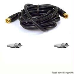 Belkin F8V304-06 6-Feet RG59 Coaxial Cable (Black) by Belkin