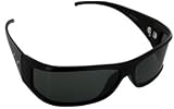 Hoven Drop Out Sunglasses - Black Matte Grey Polarized Lens by 