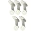 Omnimount AB1 Audio Basics Speaker Mounts (5-Piece Set, White)