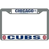 MLB Baseball Team Chrome License Plate Frame