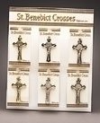 Buy Pack of 36 Assorted Saint Benedict Cross Pendants with Display 3.5"
with best price