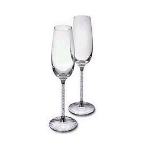 Swarovski Crystalline Toasting Flutes Pair