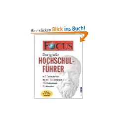 Focus. Der gro�e Hochschulf�hrer. Die 20 wichtigsten F�cher. Mehr als 1300 Fachbereiche.