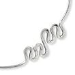 Sterling Silver Wavy Wire Neck Collar