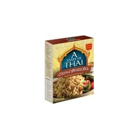 Taste Of Thai, Mix Rice Coconut Ginger Jasmin, 7-Ounce (12 Pack)