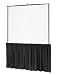 Dalite Tripod Screen Accessory 70 Inch Black Tripod Skirt Projection Screen - Dalite 80567