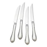 HAMMERED ANTIQUE S/4 STEAK KNIVES