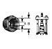 Automotive : Puller Adapter 5/8-18 Female To 3/4-16 Female
