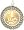 #1 Mom on Disc, 14K White Gold Charm