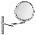 Beauty : Irving Rice Polished Chrome Wall Mount Mirror