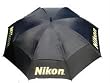 Gustbuster - Men's Golf Umbrella 62 Open Arc Black With Nikon Logo