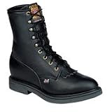 Justin Mens 8 Work Boots - Black by Justin Boots