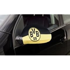 1 Paar mFLAX Aussenspiegelflagge Gr. M Borussia Dortmund
