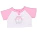 Build-A-Bear Workshop Texas Rangers Pink Raglan Tee