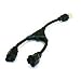 Y-Power Splitter Outlet Extender - splits 1 AC outlet to 2