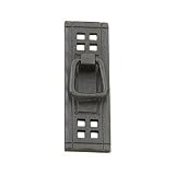 4 1/4'' CTC Metal Plate & Pull - Matt Black Iron