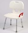 JAC Healthcare P8035 Deluxe Flared Leg Bath Bench with Back