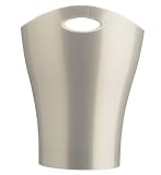 GARBINO Gloss Trash Can - Platinum