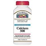 Calcium 500 mg - 200 tabs., (21st Century)