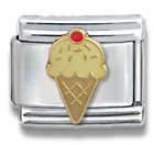 Clearly Charming Hello Kitty Ice Cream Cones Cat Animal Theme Licensed Charm Bracelet