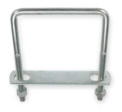 Battalion 1WBF3 Square U bolts, 4 Lx5 Hx3/8 In W