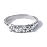 .25CT Platinum Wedding Band