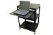 Buhl Steel Audio Visual Cart With Pull Out Shelf