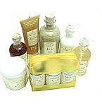 SET-PHYTOBODY LOTION 4 OZ & OCEAN MINERAL BATH SALTS 2 OZ & MASSAGE OIL 2 OZ & TRAVEL CANDLE 1.3 OZ & MASSAGER & TRAVEL TOTE - MUSCLE SOAK by Aroma