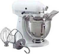 Kitchen Aid 5KSM150 Stand Mixer White - 220 Volts Only!